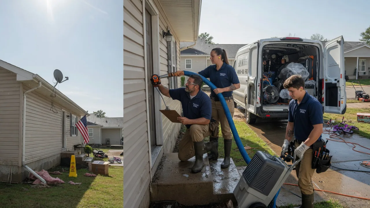 Ceiling Water Damage Restoration in Agenda, KS near me
